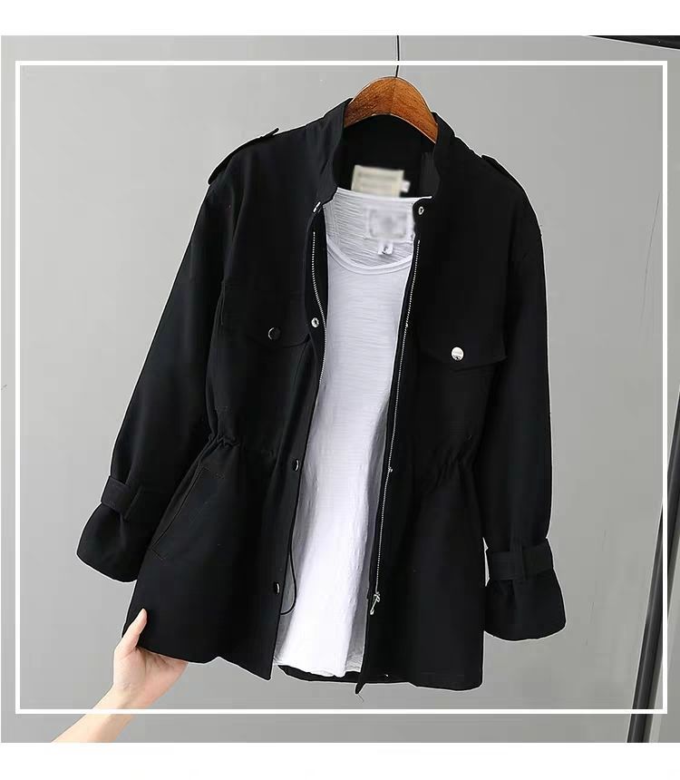 Cargo Trenchcoat för Kvinnor – Höstjacka