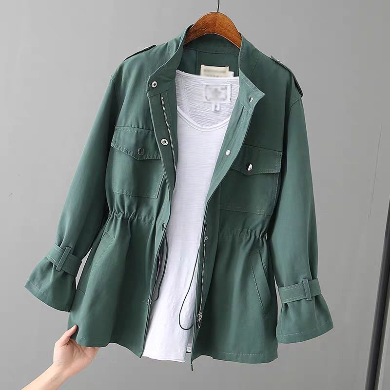Cargo Trenchcoat för Kvinnor – Höstjacka