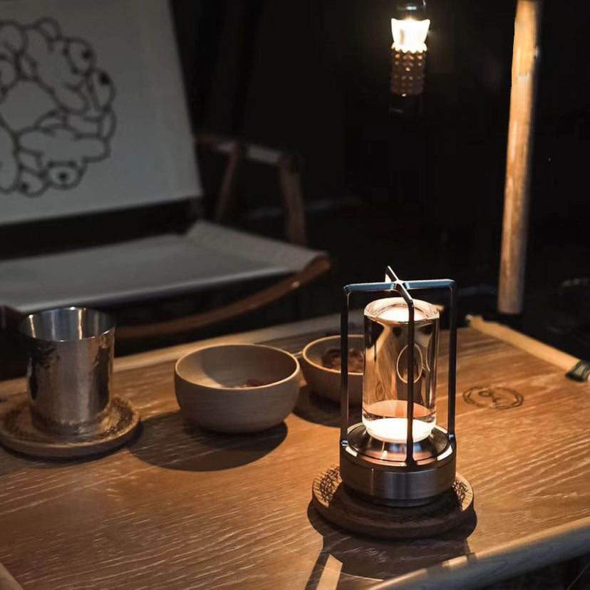 LED Kristallampa – Trådlös & Uppladdningsbar Bordslampa med Touch