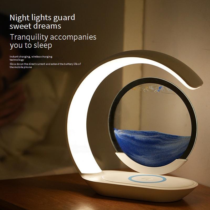 LED Bordslampa med Trådlös Laddning